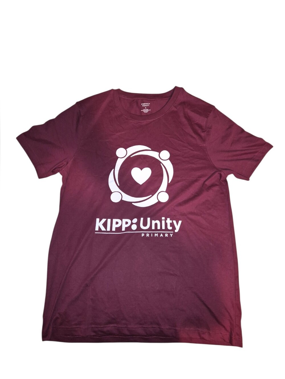 French Toast Maroon KIPP Unity Primary Logo T‑Shirt